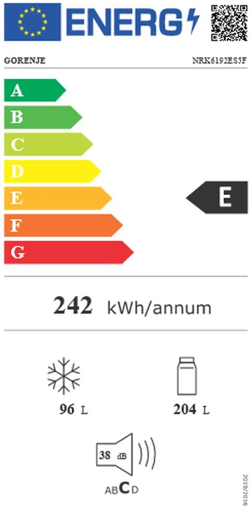 Gorenje NRK 6192 ES5F Kühl-Gefrierkombinationen - Edelstahl-Optik – Bild 3