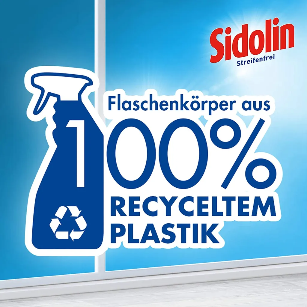 Henkel Sidolin Streifenfrei Zitrus 500ml - Glasreiniger, Fensterreiniger (1er Pack) – Bild 5