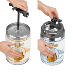 Maxxworld Biermaxx 05581 Bierzapfanlage Mit 3x CO2 Kapseln Und Kühlung ; Maße Ca.: 41,5 X 28 X 42 Cm