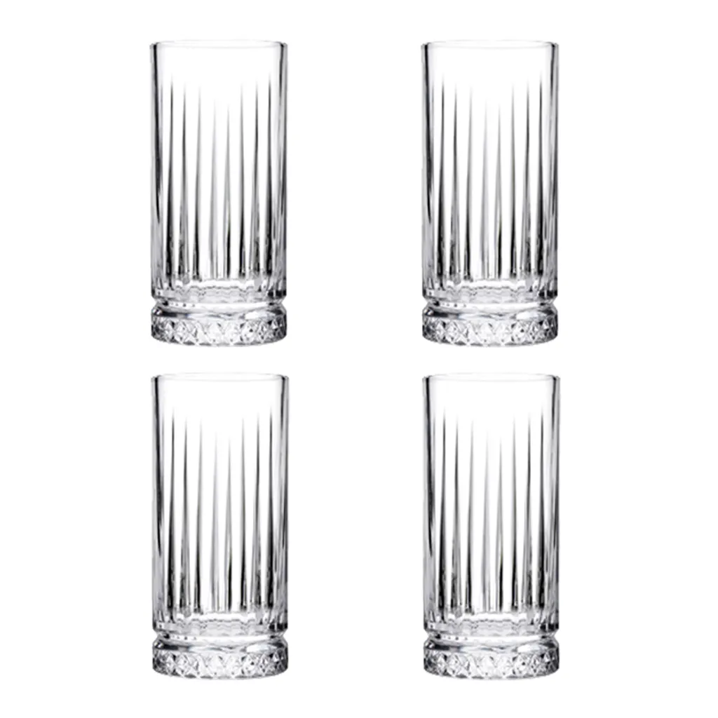 Pasabahce ELYSIA 520125 Wassergläser Lang 280ml 4er Set – Bild 6