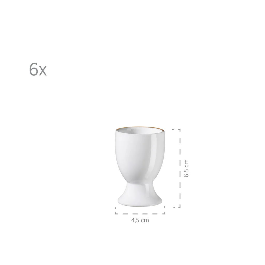 Maeser Mäser 931735 Kombiservice Professional Dining Für 6 Personen, Porzellan, Weiß (1 Set, 24-teilig) – Bild 8