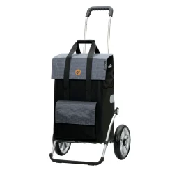 Andersen Shopper Andersen Royal Shopper Alu Klappbar Mit Kugellagerrad Ø 25 Cm Und 43 Liter Tasche Vektor Grau Mit Kühlfach