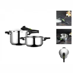 Schnellkochtopf Express-Töpfe FAGOR Ø 22 Cm 2 Stücke