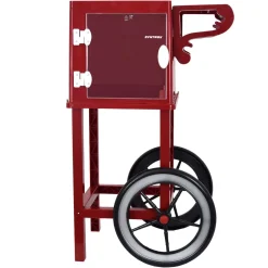 Syntrox-germany Syntrox Untergestell Popcornwagen Für Popcorn Maker Mit Zwei Reifen
