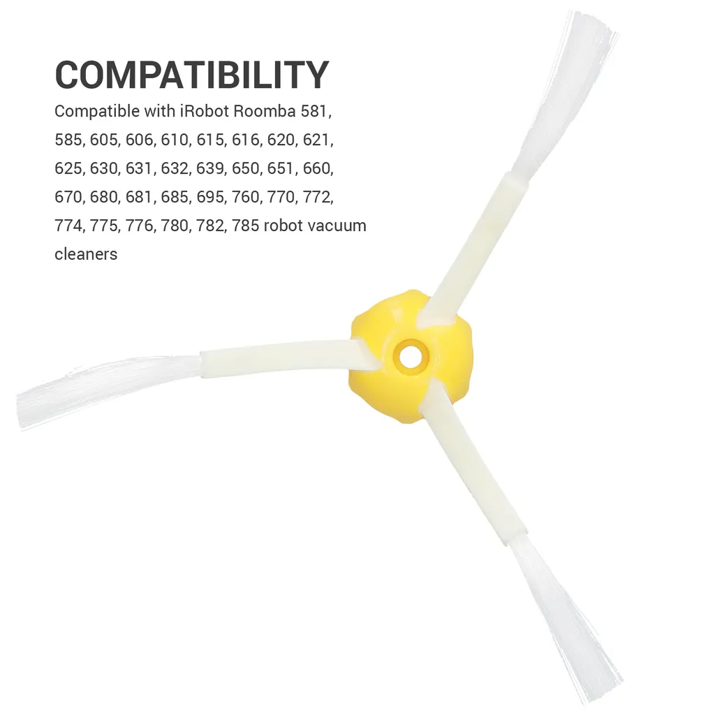 Kwmobile Ersatzbürsten Set Kompatibel Mit IRobot Roomba 500/600/700 Serie - Staubsauger Zubehör Bürsten 3x Bürstenmodule - Für 500er 600er 700er Modelle