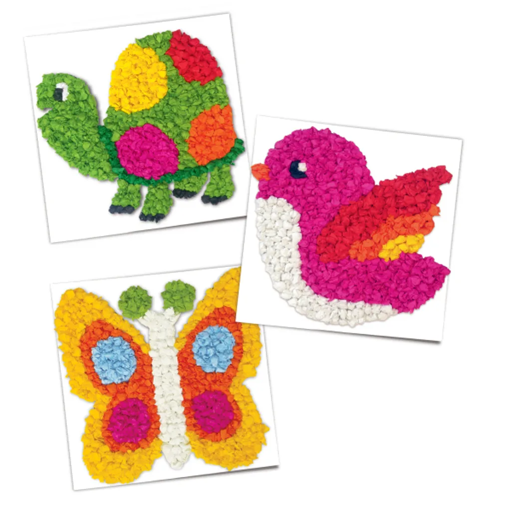 URSUS Spielwaren Knüddelbilder Tiere Papier-Bastelsets Basteln & Kreativitätsspielzeug Spielzeugknaller – Bild 12