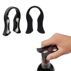 WAK INNOVATION U-förmiger Rotweinfolienschneider, Weinzubehör, KunststoffschneiderWeinzubehör Wein Folienschneider, Packung Mit 2 Von James Premium®