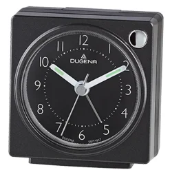 Dugena 4460948 Wecker Uhr Unisex Schwarz