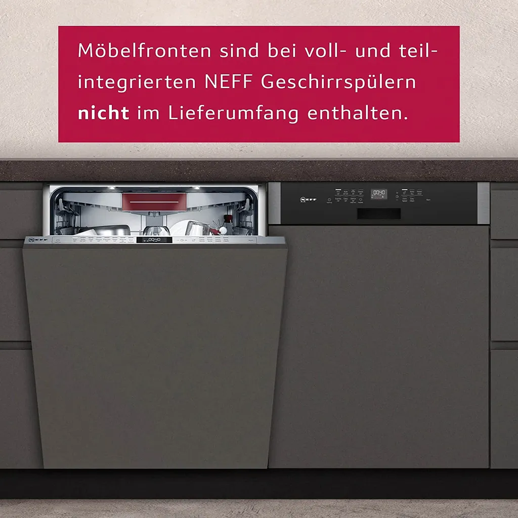 NEFF S145HVS15E N50 Geschirrspüler Teilintegriert / 60 Cm / Home Connect / Chef 70° / Favourite / 6 Programme – Bild 2