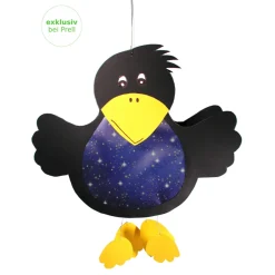 Prell Laternen Bastelset Rabe, 5 Stück