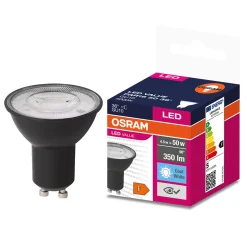 Leuchtmittel LED Value Black GU10 4,5W =50W 4000K 350lm 36st Schwarz Osram