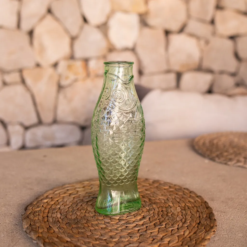 SERAX Karaffen Serax | Glasflasche Fish & Fish | Grün 29 Cm – Bild 6