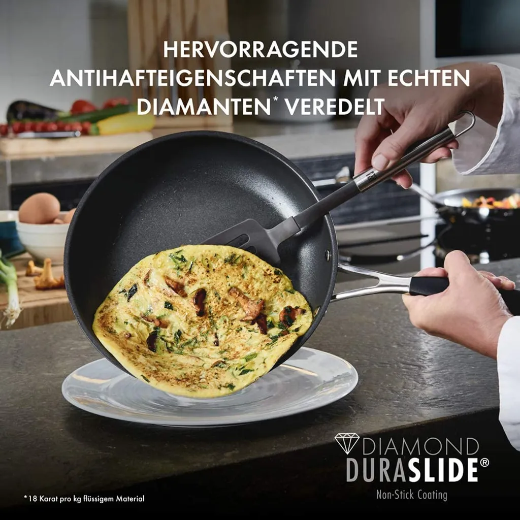 Zwilling J.A. Henckels CORNELIA POLETTO BY ZWILLING Bratpfannen, Set 3-teilig (20 Cm + 24 Cm + 28 Cm) – Bild 13