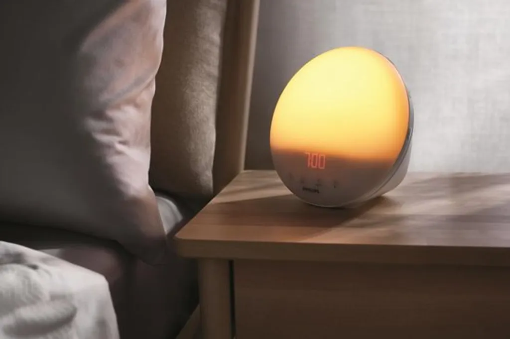 Philips HF3519/01 Wake-up Light (Sonnenaufgangfunktion, Digitales Fm Radio, Tageslichtwecker) Weiß – Bild 10