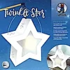 Buntpapierfabrik Ludwig Bähr URSUS Twinkle Star, Hochweiß