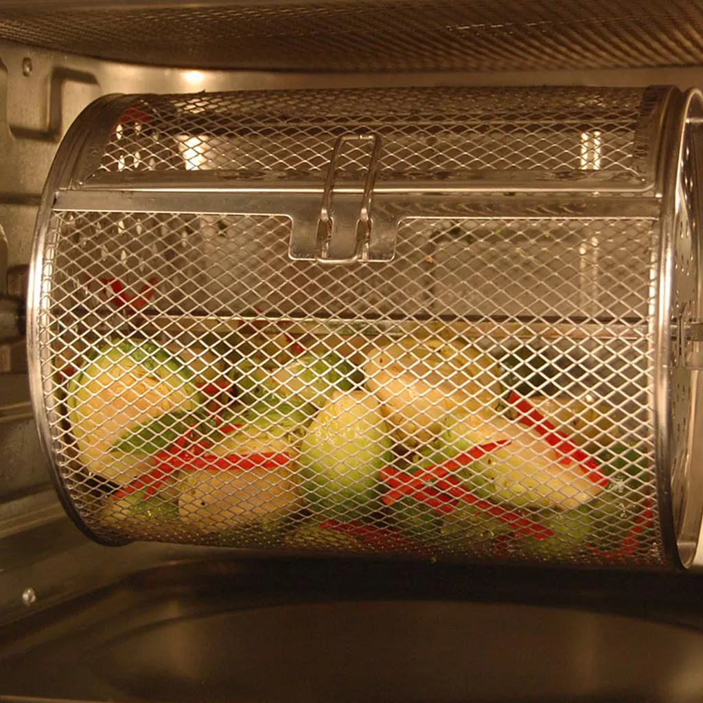 ISL GmbH Starlyf® Air Oven XXL – 12 Liter Heißluftfriteuse Mit 10 Programmen Und Rotisserie-Funktion, Drehspieß, LED Display Mit Touch Screen, 1700 Watt , Ohne ÖL - Airfryer, Heißluft, Fritteuse, Heißluftofen, Backofen, Dehydrator, Grill – Bild 12