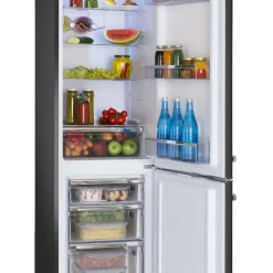 Amica - KGCR 387 100 MS - Kühl-Gefrierkombination - Retro Kollektion - Matt Black