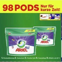 MARIELLA ROSATI Waschmitteltabs P&G Ariel All In 1 Pods Universal 98 WL