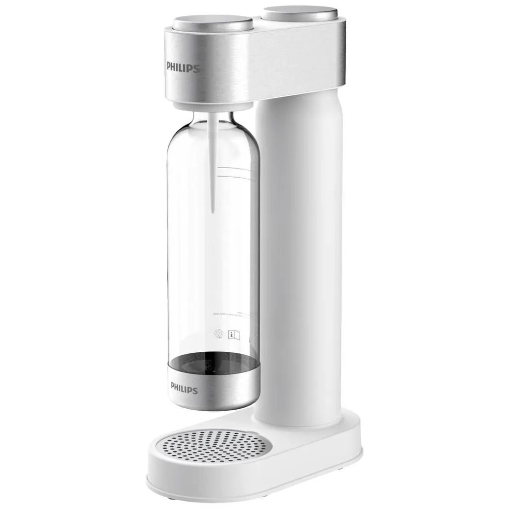 PHILIPS AQUA Soda Maker Wassersprudler + 425 G CO²-Zylinder + 1 PET-Flasche 1 Liter, Weiß – Bild 4