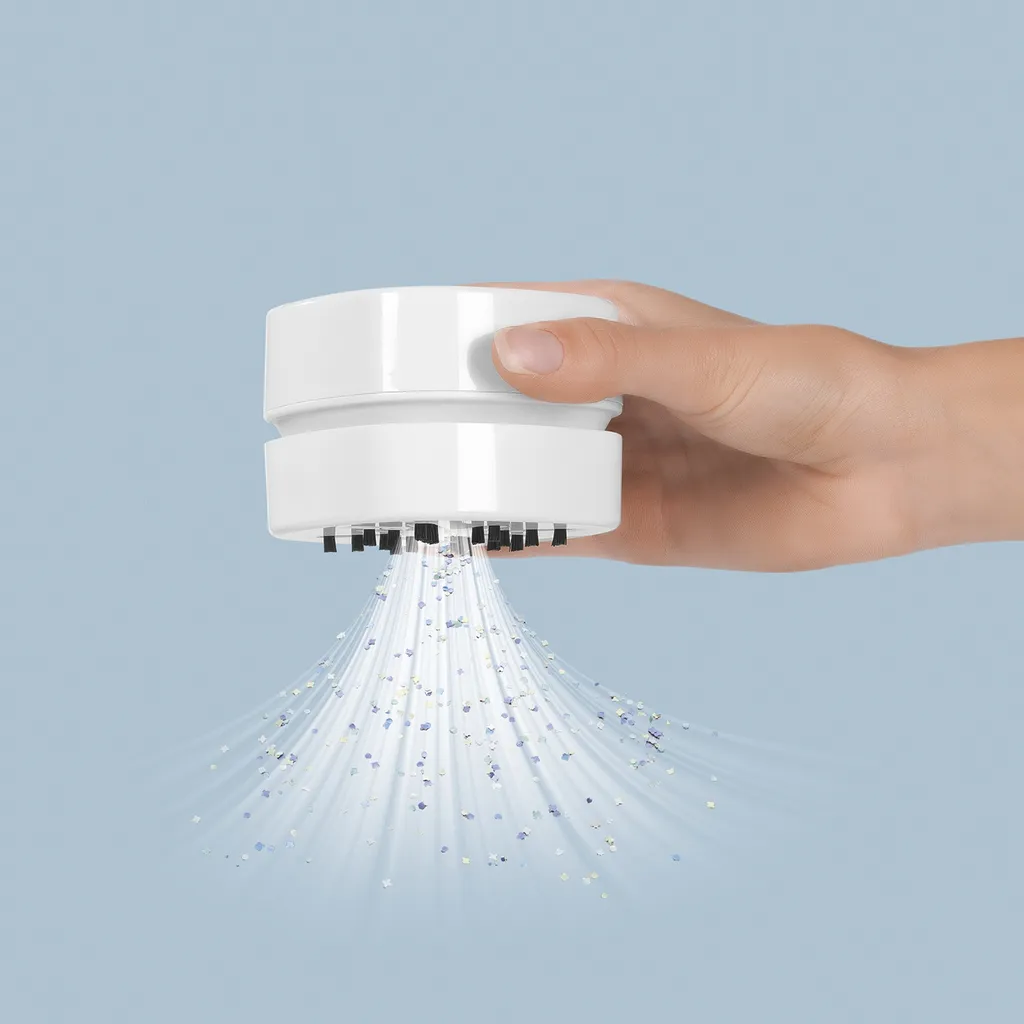 Maxxworld MAXXMEE Tisch-Staubsauger - 60 Minuten Laufzeit - Weiß Tischstaubsauger Mini Staubsauger Akku Handstaubsauger Handsauger Akkusauger – Bild 8