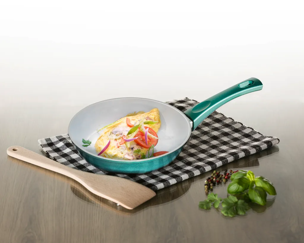 Genius Cerafit Fusion Bratpfannen-Set Induktions-Pfannen 3 Tlg Mit Kratzfester Antihaft-Beschichtung Ohne Fett Und Öl; A24633 – Bild 2