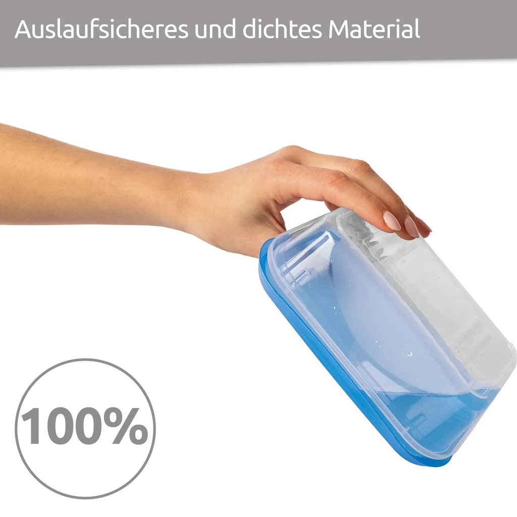 Wüllner & Kaiser Gefrierdosen 4er Set 750 Ml, Frischhaltedosen Mit Deckel, Ideal Zum Einfrieren, Vielfältig Verwendbar – Bild 4
