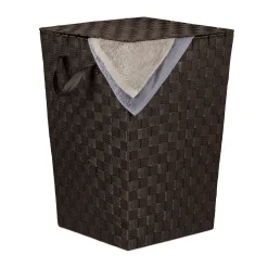 Relaxdays 1 X Wäschekorb Mit Deckel Braun