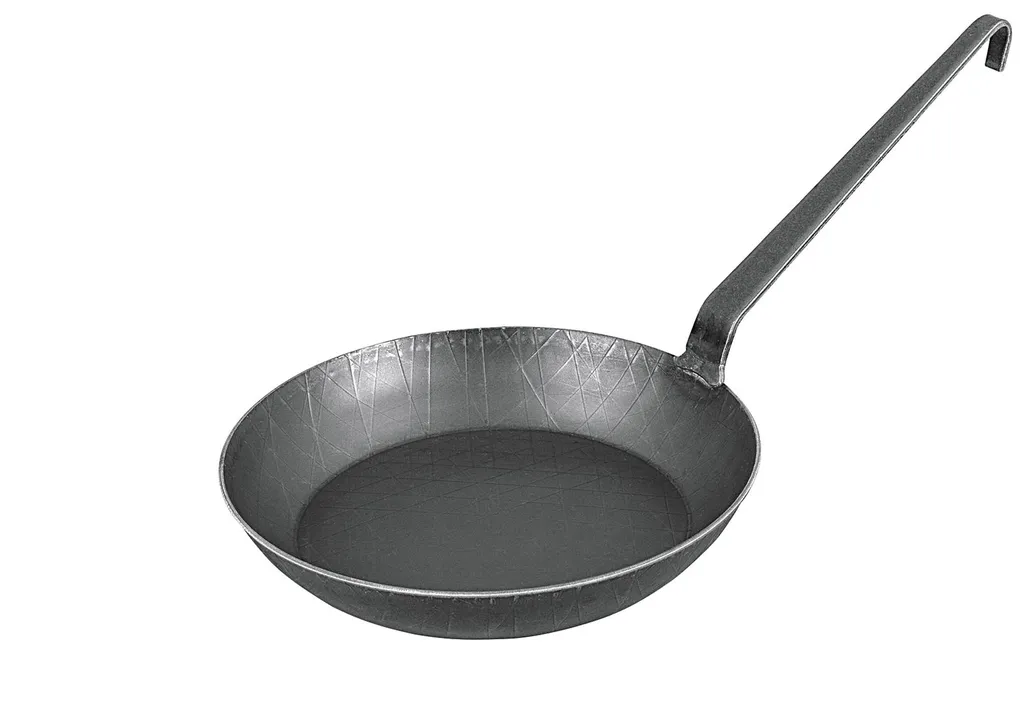 Albert Turk Turk 65226 Pfanne Schmiedeeisern 24cm, Grau – Bild 2