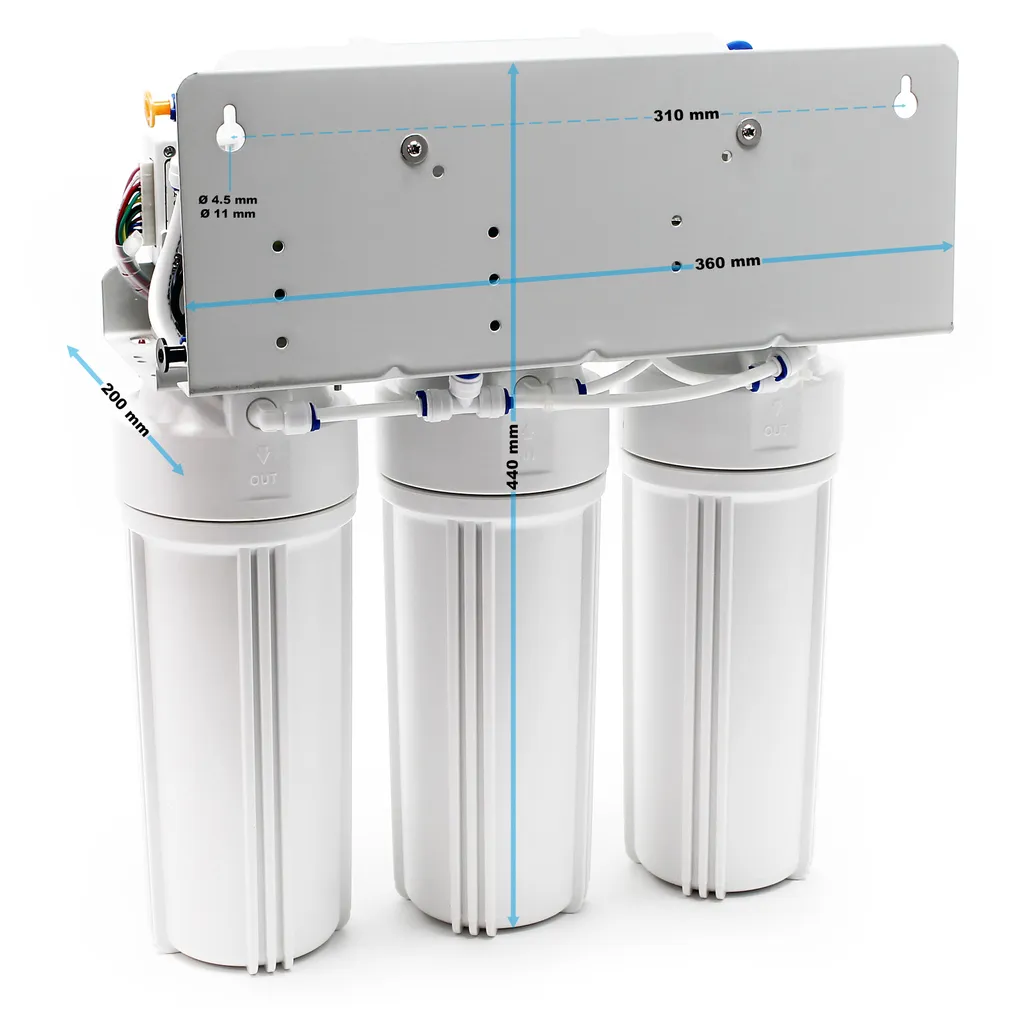 Naturewater Umkehrosmose RO 190 L/Tag NW-RO50-D1 Osmose Entmineralisierung – Bild 3