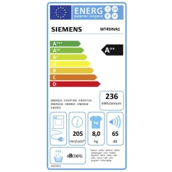 Siemens IQ300 WT45HVA1 Wärmepumpentrockner - Weiß