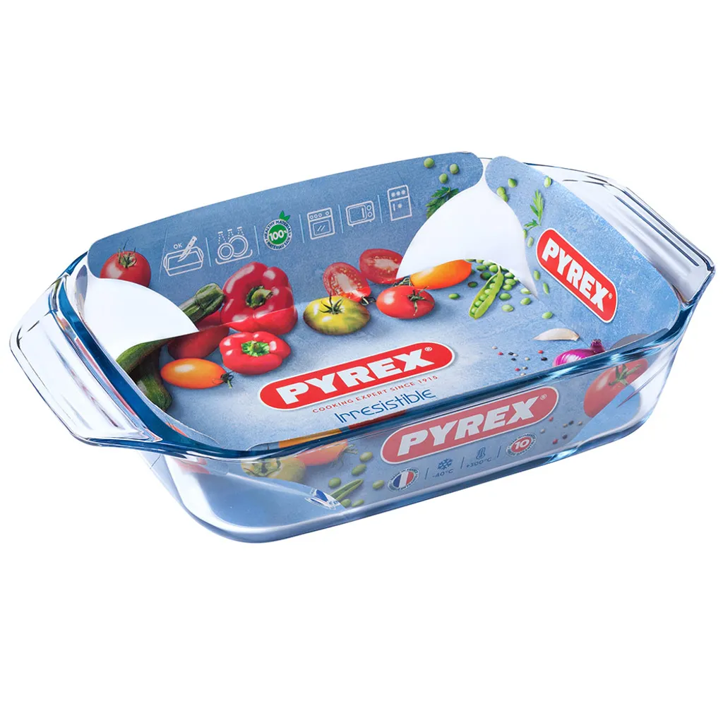 Pyrex 407B000 Bräter Rechteckig 31x20x6,2cm, Klar – Bild 12