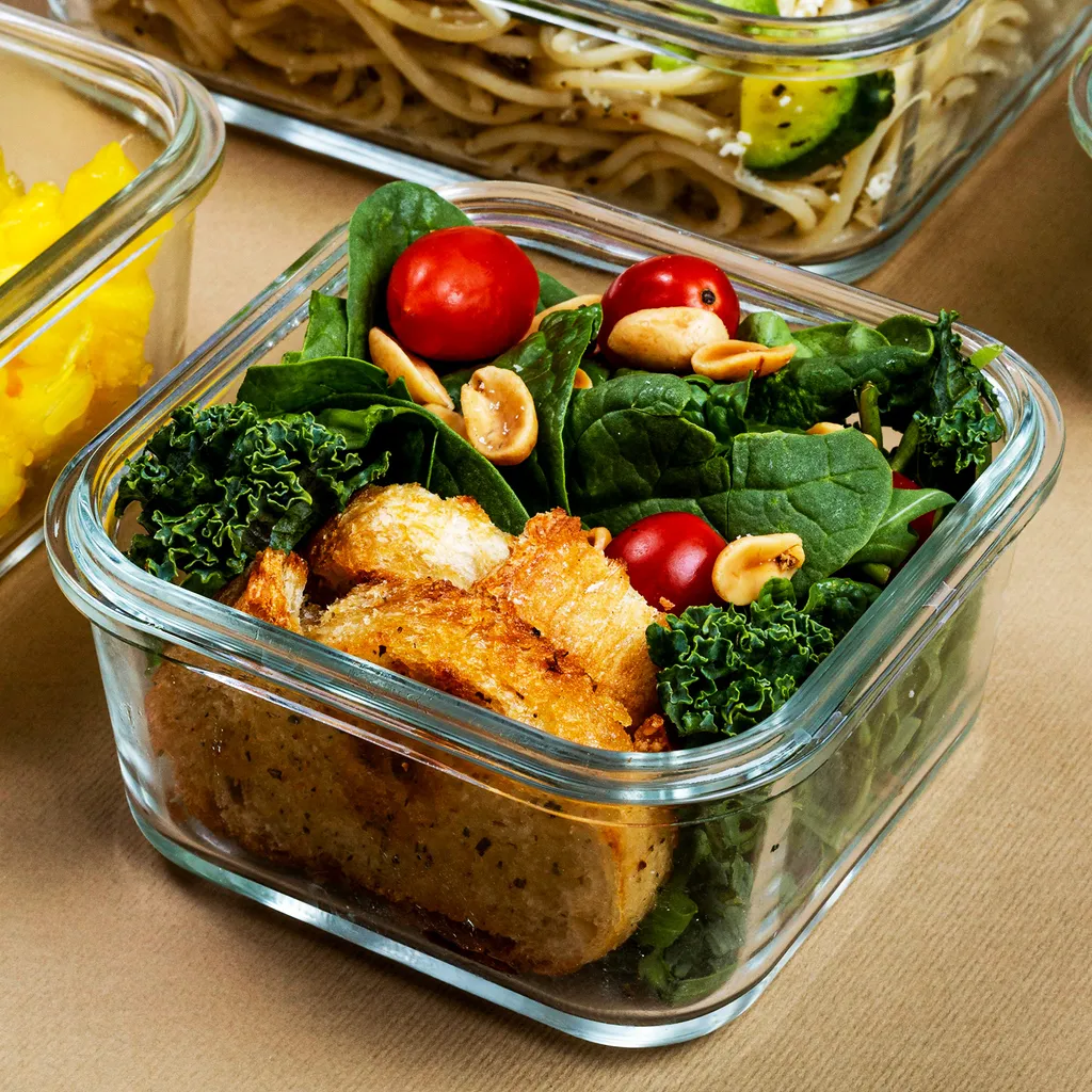 Konzept-11 Frischhalterdose Aus Glas (2 Stk 600 Ml) Glasbehalter Mit Deckel Für Lebensmittel Set – Bild 8