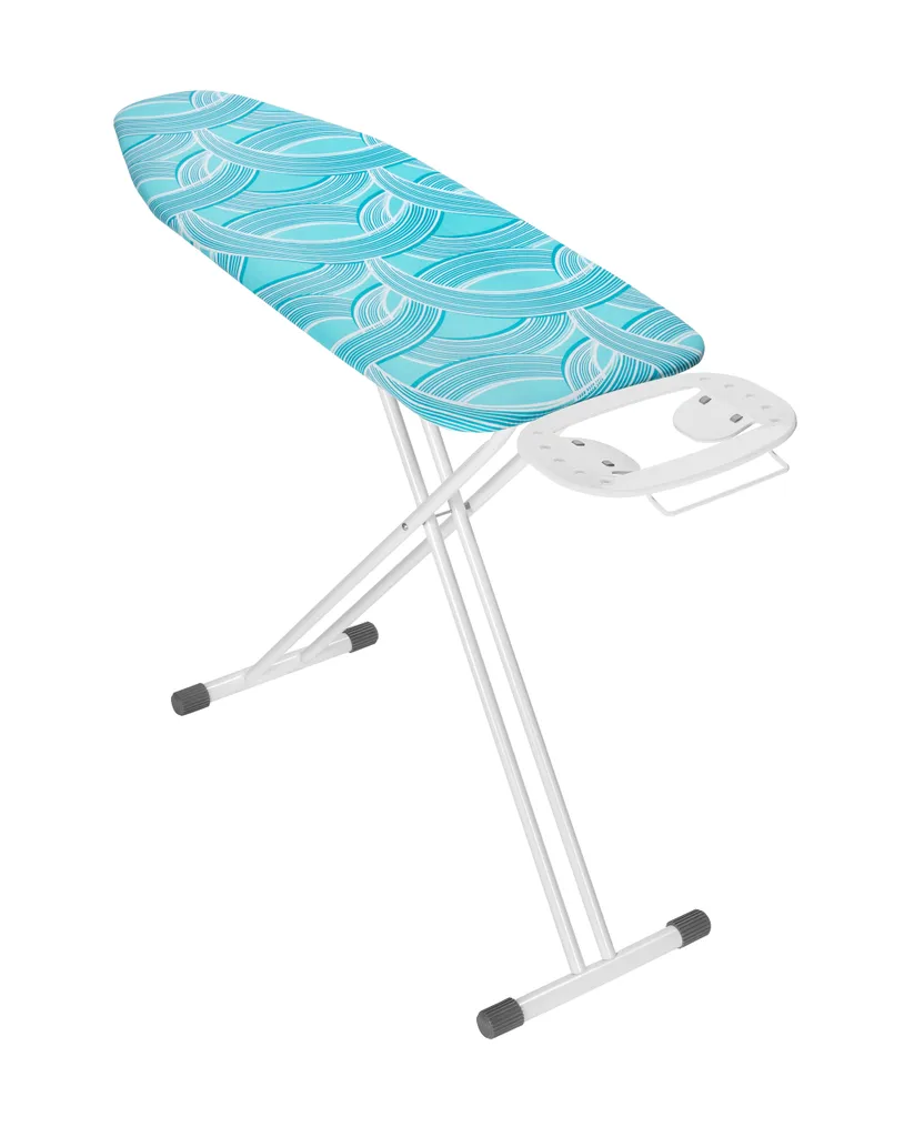 WENKO Bügelbrett Advance, Dampfbügelgeeignet, Höhenverstellbar 73-95 Cm, 120 X 42 Cm Bügelfläche, Bügeltisch Mit 8 Mm Polsterung | Inkl. 2er Set Reinigungsschwämme Gratis – Bild 10