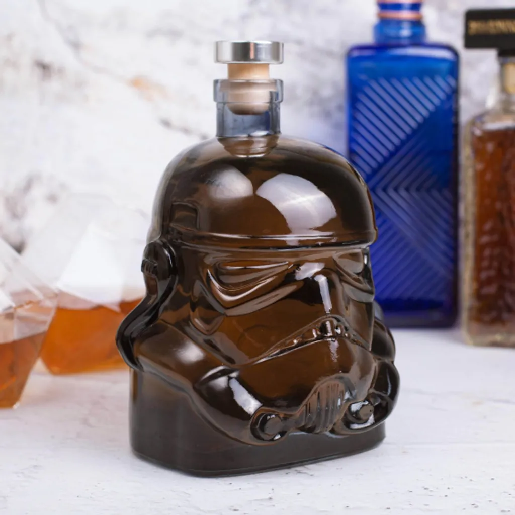 ThumbsUp! Karaffe Stormtrooper Glas 750ml Korken Schwarz – Bild 6