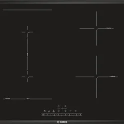 Bosch Serie 6 PVS775FC5E, Schwarz, Integriert, 70 Cm, Zonen-Induktionskochfeld, Glaskeramik, 4 Zone(n)