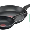 TEFAL Pfannen Simple Cook 2-teiliges Pfannenset Ø 20+28 Cm Bratpfanne ThermoSpot