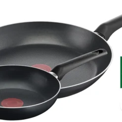 TEFAL Pfannen Simple Cook 2-teiliges Pfannenset Ø 20+28 Cm Bratpfanne ThermoSpot