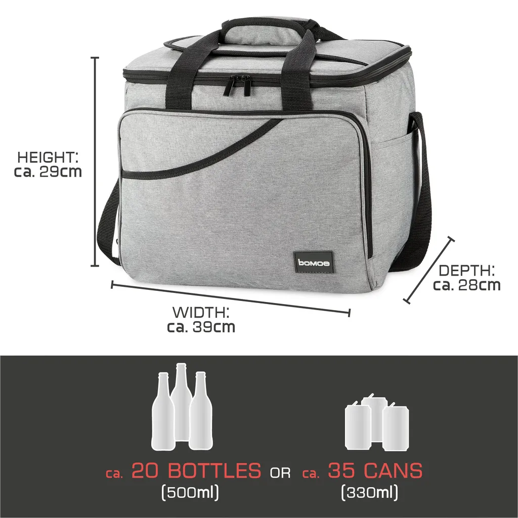 Bomoe Kühltasche Faltbar IceBreezer KT39 Outdoor Kühlbox 39x28x29cm 31 Liter – Bild 7