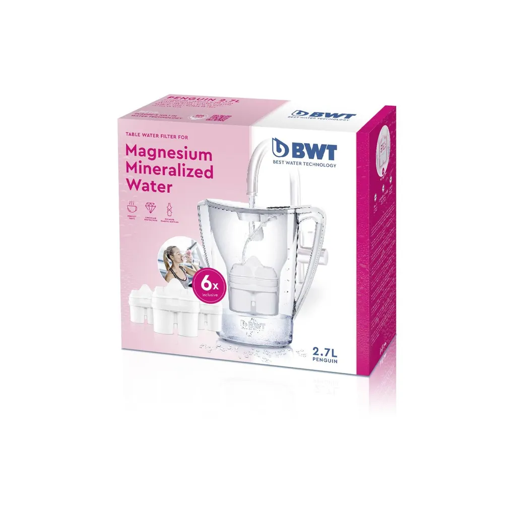 BWT Water + More BWT 815077 Penguin White Inkl. 6 X LongLife Filter – Bild 2