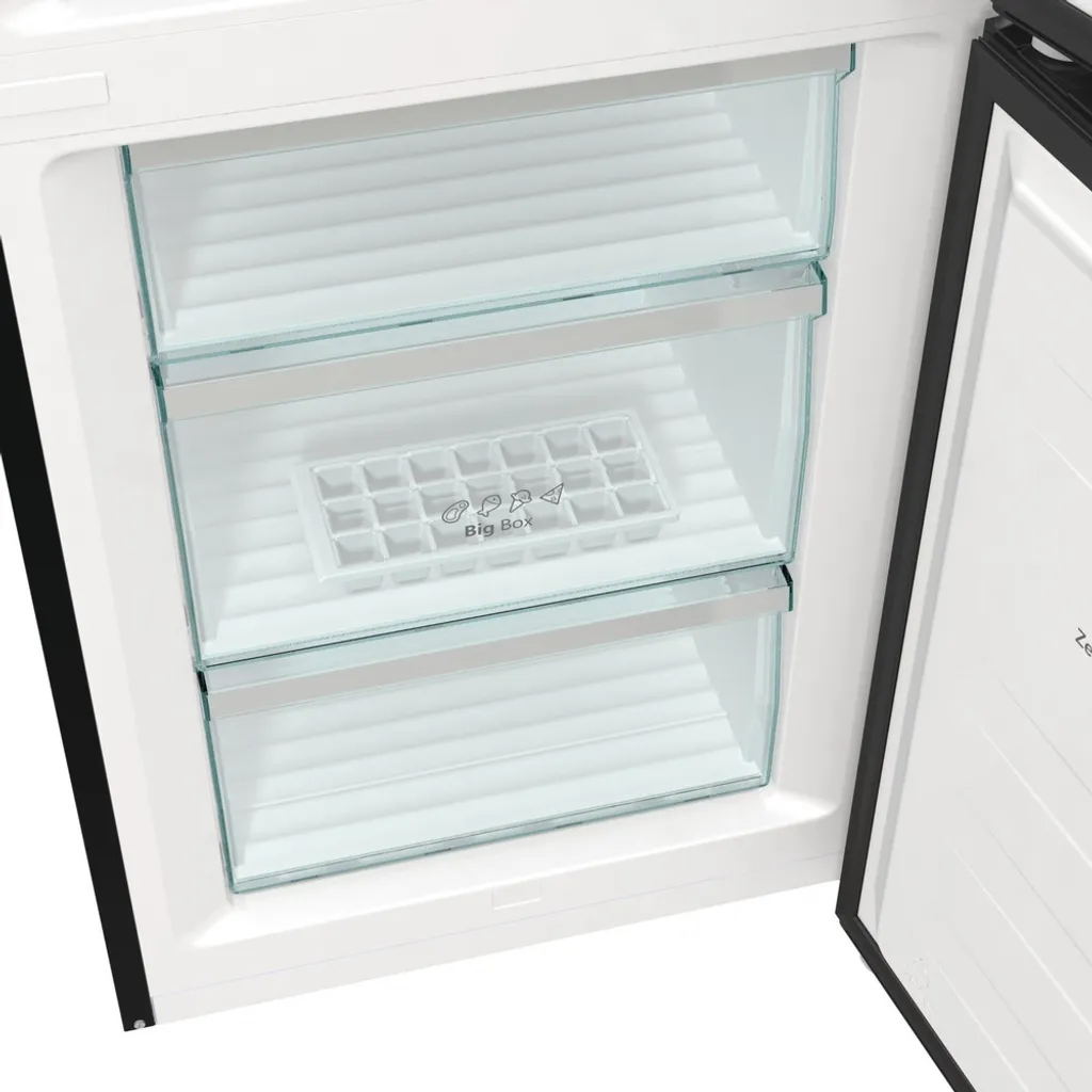 Hisense RB424N4CFC Kühl-/Gefrierkombination - Total No Frost - Metal Cooling - 326 Liter Gesamtvolumen - CrispZone - Super Cool - Extra Space - Chrom-Weinregal – Bild 9