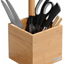 Küchenutensilienhalter Aus Bambus, KESPER
