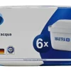 Brita Maxtra+ Wasserfilter-Kartuschen, Weiß, Plastik, Weiß, 6 Stück