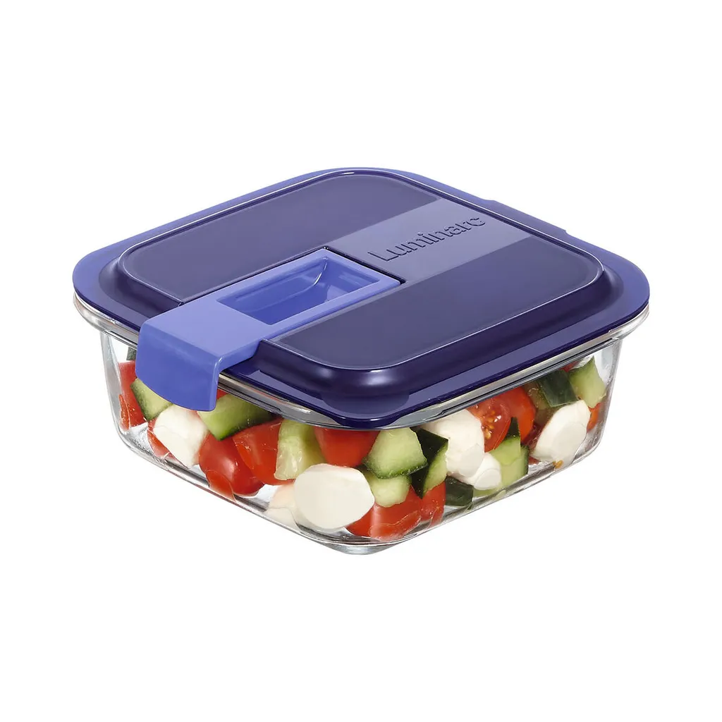 Lunchbox Hermetisch Luminarc Easy Box Zweifarbig Glas 760 Ml – Bild 2