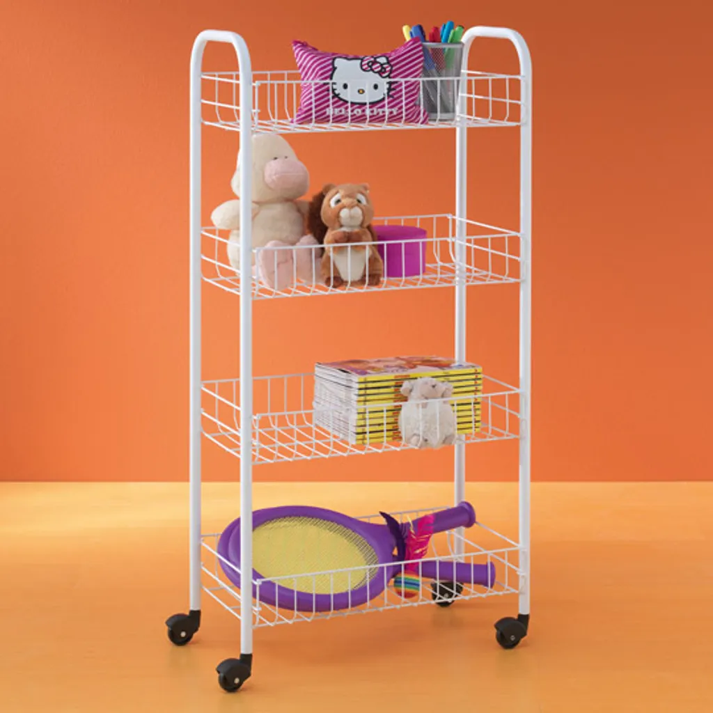 Metaltex Servierwagen Mit 4 Körben Pisa Weiß – Bild 7