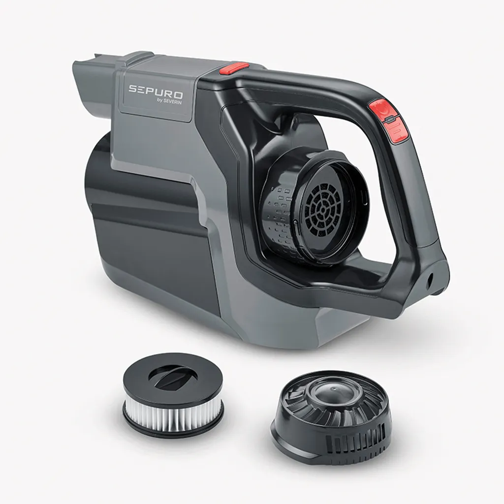 SEVERIN SEPURO - Akku Hand- Und Stielsauger Mit Staubbeutel HV 7185 Akku Bis 60 Min HV 7185 Aus Kunststoff, Anthrazitgrauschwarz Matt – Bild 10