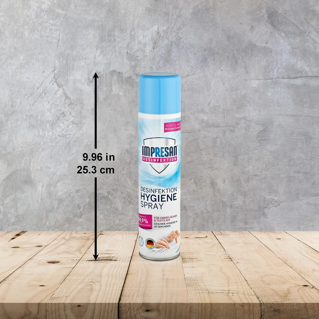 Brauns-Heitmann IMPRESAN Desinfektion Hygiene Spray Für Oberflächen & Textilien, 400 Ml, Größe:1er Pack – Bild 3