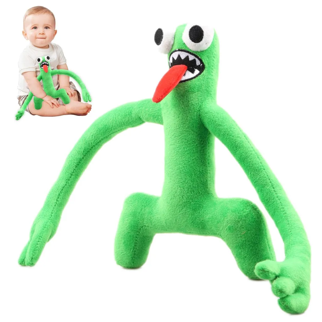 Rossgesund Rainbow-Friends Kuscheltiere Rainbow Friends Horror Game Cuddly Kuscheltieres Birthday Children Party Gifts ,grun,25cm – Bild 2