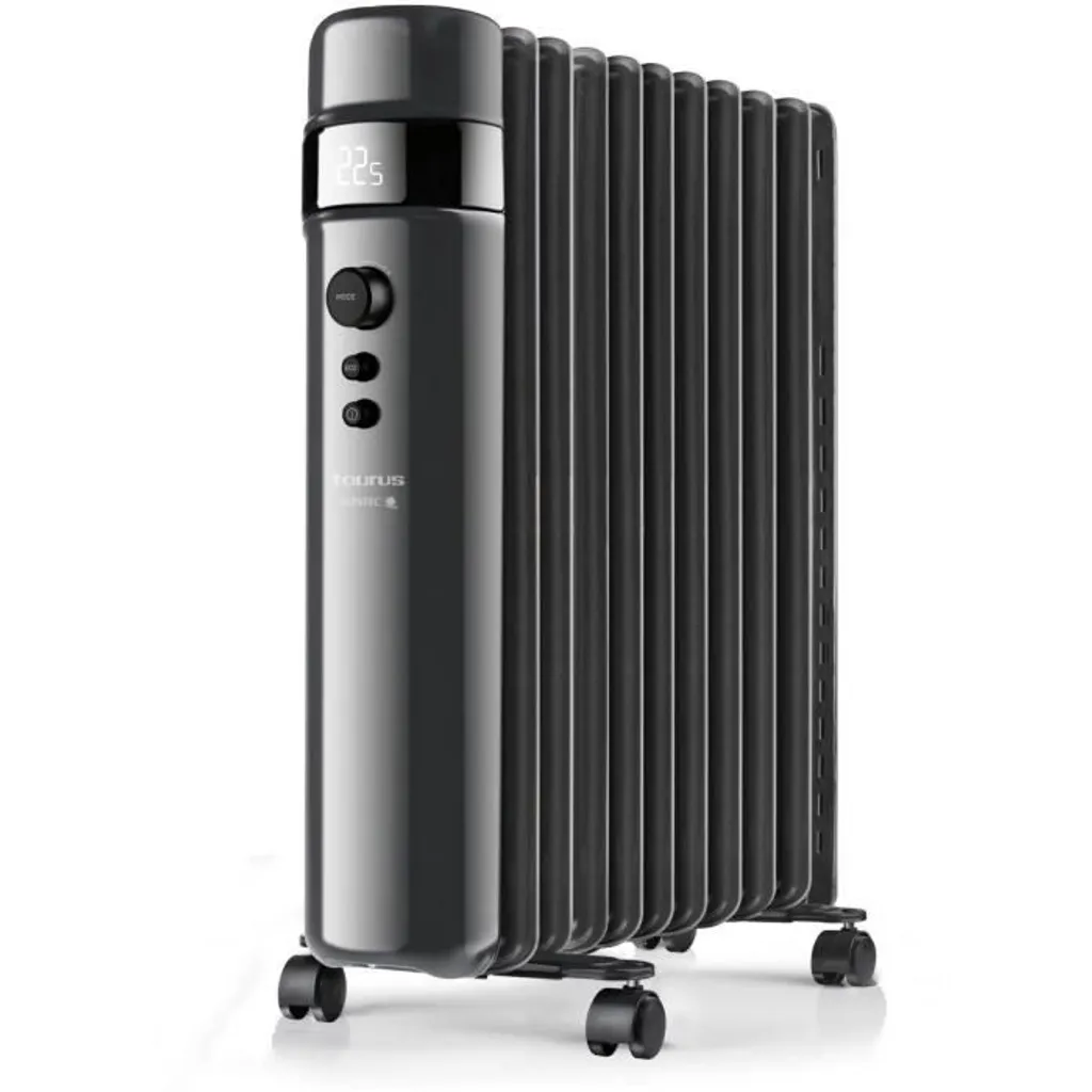 Taurus Agadir Öl-Radiator 2500 W NA, Öl-Heizlüfter, Öl, Öl, Indoor, Flur, Schwarz