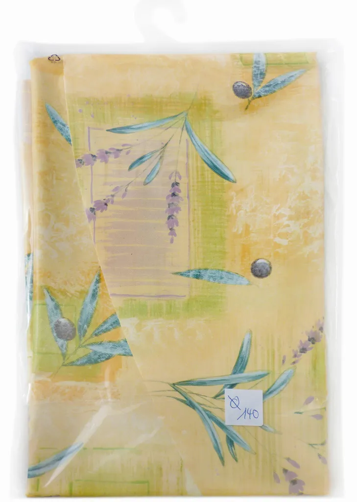 Friedola Wachstuchtischdecke Rund Ø 140 Cm Gartentischdecke Muster Lavender