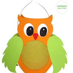 Prell Laternen Bastelset Eule, 1 Stück Vorgestanzt